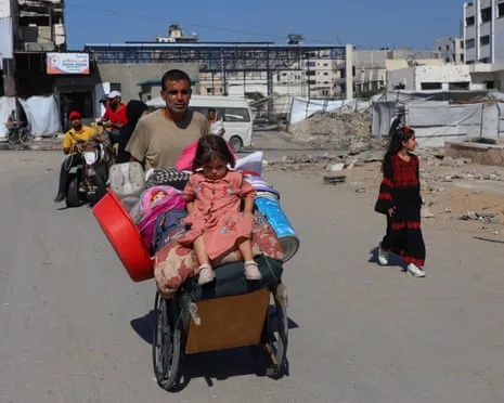 Running away from Death to Peril: Gaza Civilians Face Impossible Dilemma
