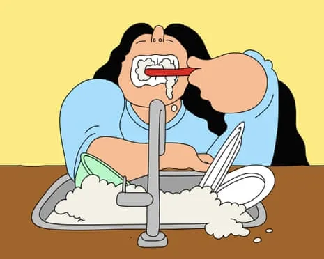 Ought My Housemate Avoid Brushing Her Toothbrush at the Kitchen Sink?